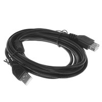 Кабель Cablexpert USB Type-A - USB Type-A черный 3 м