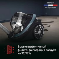 Vacuum cleaner  Tefal Silence Force Cyclonic Effitech TW7941EA black