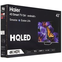43" (110 см) Телевизор Haier 43 Smart TV S4 серебристый
