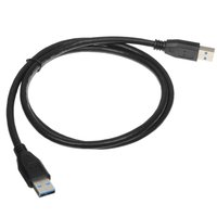Кабель DEXP USB Type-A - USB Type-A черный 1 м