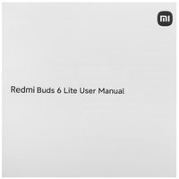 Наушники TWS Xiaomi Redmi Buds 6 lite  черный 2024
