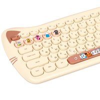 Клавиатура+мышь беспроводная   DEXP Yellow Cats желтый