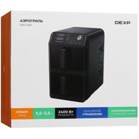 Аэрогриль DEXP Double-stack DAF-2410 черный