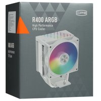Кулер для процессора PCCooler R400 ARGB WH [R400-WHAWYX-US] белый