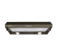 Exhaust hood suspended Shivaki 0960L Punto brown/transparent
