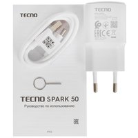 6.78" Смартфон Tecno SPARK 50 128 ГБ голубой