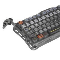 Клавиатура  проводная + беспроводная GravaStar Mercury K1 Pro Interstellar Silver цвет серебристый