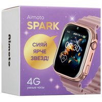 Детские часы Кнопка Жизни Aimoto Spark 4G розовый