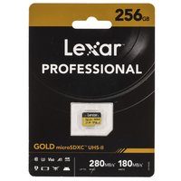 Карта памяти Lexar Professional microSDXC 256 ГБ [LMSGOLD256G-BNNNG]