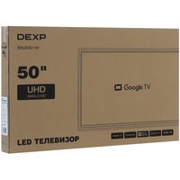 50" (127 см) Телевизор DEXP 50UCG1W белый