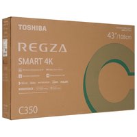 43" (108 см) Телевизор Toshiba 43C350RE серый