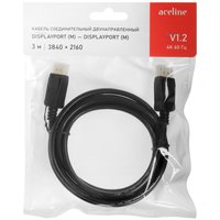 Кабель  Aceline DisplayPort - DisplayPort, 3 м