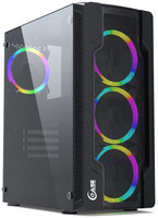 Корпус Powercase Mistral X4 Mesh LED (CMIXB-L4) Black