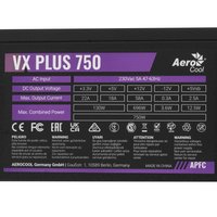 Блок питания AeroCool VX PLUS 750W [VX-750 PLUS] черный