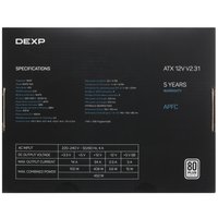 Блок питания DEXP ATX 450  черный