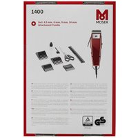 Машинка для стрижки Moser 1400-0278 красный/белый