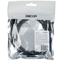 Кабель DEXP micro USB-B - USB Type-A черный 1 м