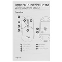 Mouse wireless HyperX Pulsefire Haste 2 Core [8R2E6AA] black