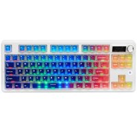 Клавиатура  проводная + беспроводная AJAZZ MK87 Pro цвет белый