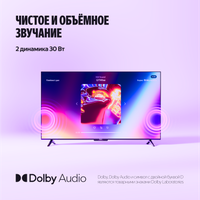 50" (127 см) Телевизор Яндекс ТВ Станция Бейсик QLED YNDX-00079 черный