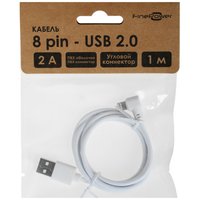 Кабель FinePower Lightning 8-pin - USB Type-A белый 1 м