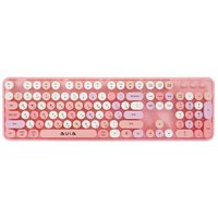 Keyboard and mouse Wireless   AULA AC306 pink