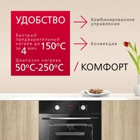 Электрический духовой шкаф Hansa BOES68460 черный