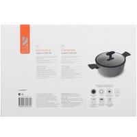 Кастрюля OneTwo Agate O3SC38 3.8 л 24 см серый