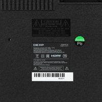 55" (138 см) Телевизор DEXP 55UEY1 черный