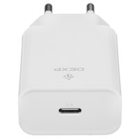 Сетевое зарядное устройство DEXP IET25CD белый