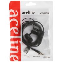 Проводные наушники Aceline FM-3261MIC  черный 2025