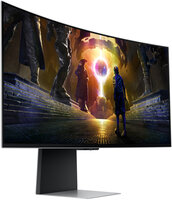 34" Смарт-монитор Samsung Odyssey G8 G85SD S34DG852SI серебристый