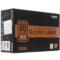 Блок питания ZALMAN GigaMax (GVII) 650W [ZM650-GVII] черный