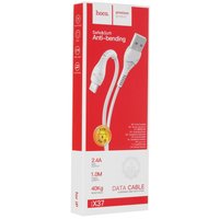 Кабель Hoco Lightning 8-pin - USB Type-A белый 1 м