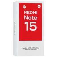 6.77" Смартфон Xiaomi REDMI Note 15 128 ГБ черный