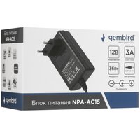 Адаптер питания сетевой Gembird NPA-AC15