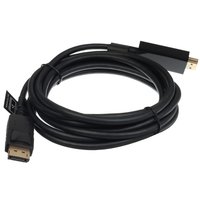 Кабель однонаправленный DEXP HDMI - DisplayPort, 3 м
