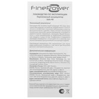 Портативный аккумулятор FinePower Solo 40 черный