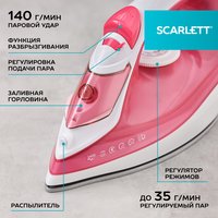 Утюг Scarlett SC-SI30K56 розовый