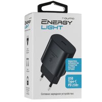 Сетевое зарядное устройство QUMO Energy Light 0102 черный