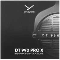 Проводные наушники Beyerdynamic DT 990 Pro X 48 Ohm  черный 2026