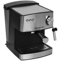 Кофеварка рожковая Polaris PCM 1528AE Adore Crema серебристый