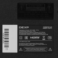 55" (138 cm) TV DEXP 55UEY2 black