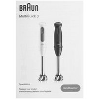 Immersion blender Braun MQ 30201 MBK black