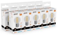 Комплект филаментных ламп Gauss Filament Elementary 52218