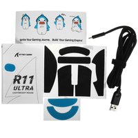Мышь беспроводная/проводная Attack Shark R11 Ultra [SharkR11UltraForgedBlack] черный