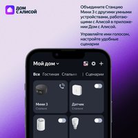 Умная колонка Яндекс Станция Мини 3 черный