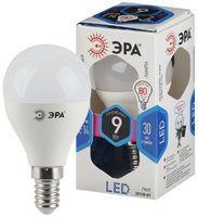 Лампа светодиодная ЭРА LED smd P45-9w-840-E14