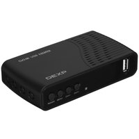 Приставка для цифрового ТВ DEXP HD 8000P черный