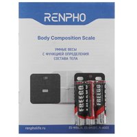 Весы Renpho Elis Aspire WiFi Body Scale ES-WBE28 черный